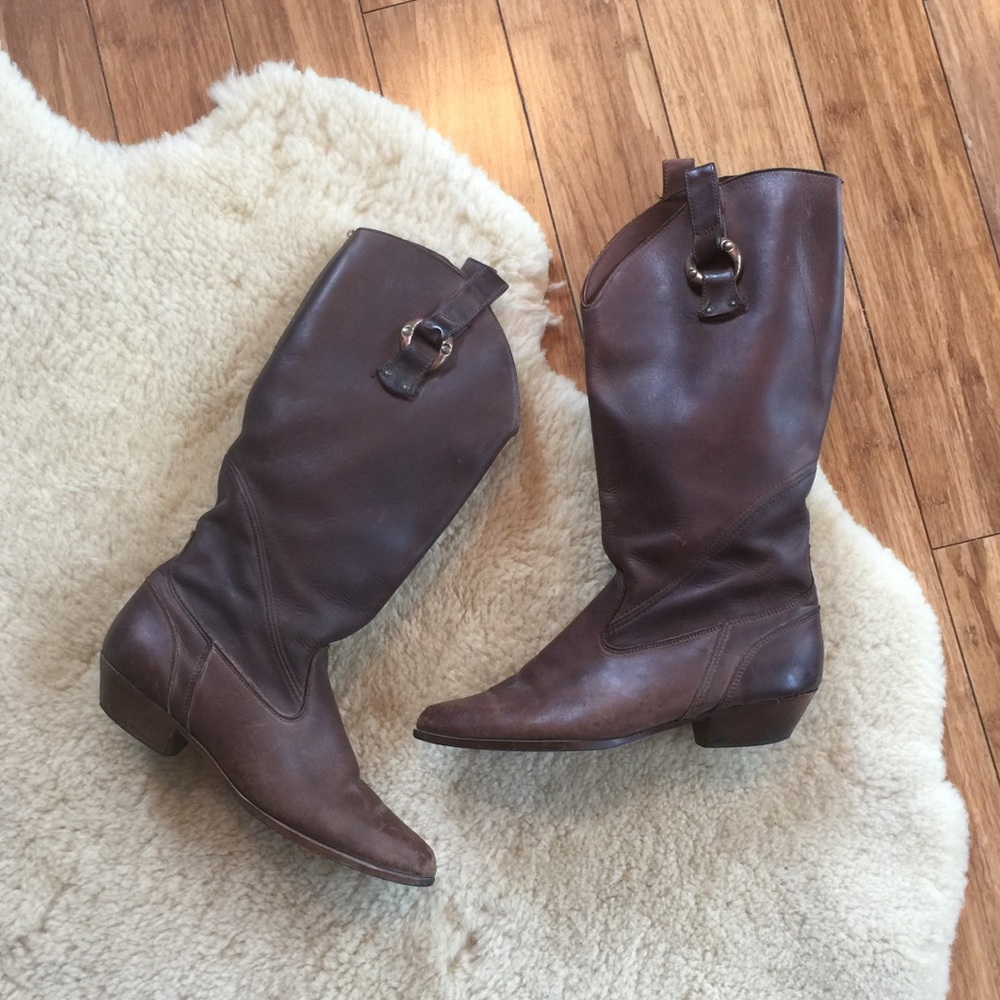 Vintage Dexter Tall Western Boots